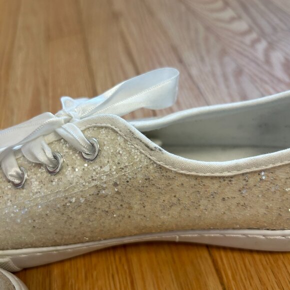 White Bridal Sneakers with Silky Laces - Picture 6 of 8